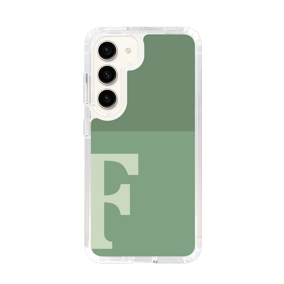 Slim Protection Case［ Original - initial two tone - F green ］