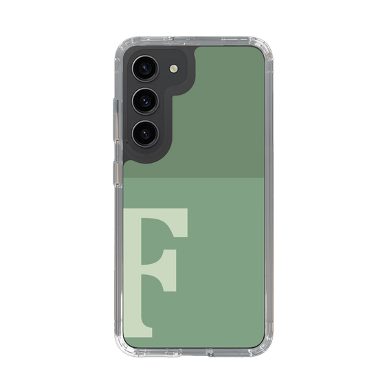 Slim Protection Case［ Original - initial two tone - F green ］
