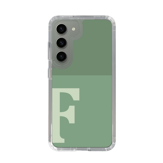 Slim Protection Case［ Original - initial two tone - F green ］