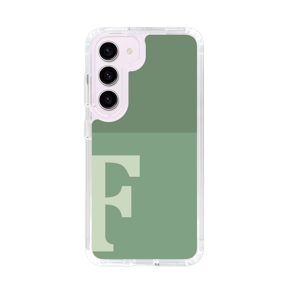 Slim Protection Case［ Original - initial two tone - F green ］