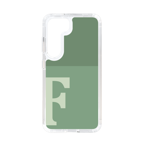 Slim Protection Case［ Original - initial two tone - F green ］