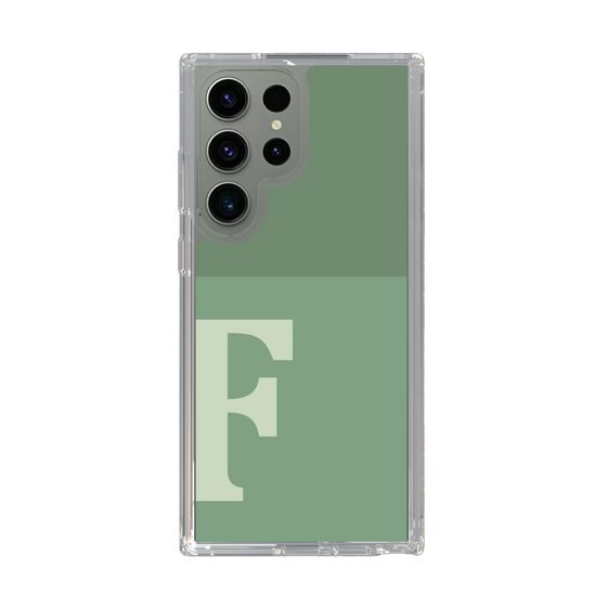 Slim Protection Case［ Original - initial two tone - F green ］