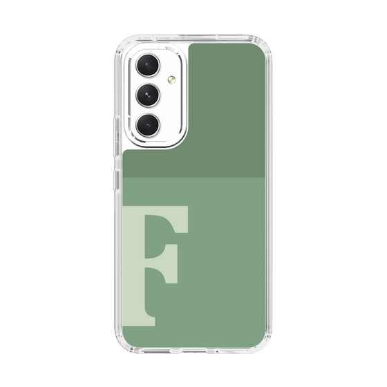Slim Protection Case［ Original - initial two tone - F green ］