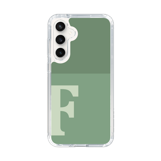 Slim Protection Case［ Original - initial two tone - F green ］