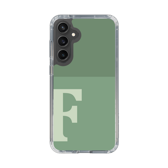 Slim Protection Case［ Original - initial two tone - F green ］