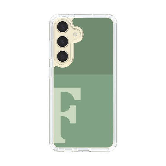 Slim Protection Case［ Original - initial two tone - F green ］
