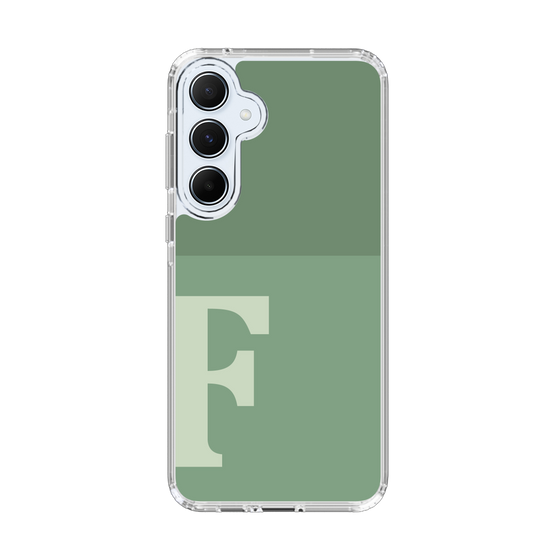 Slim Protection Case［ オリジナル - initial two tone - F green ］