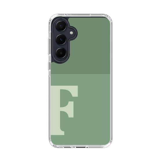 Slim Protection Case［ オリジナル - initial two tone - F green ］