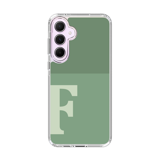 Slim Protection Case［ オリジナル - initial two tone - F green ］