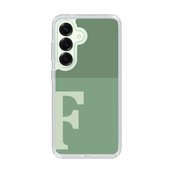Slim Protection Case［ Original - initial two tone - F green ］