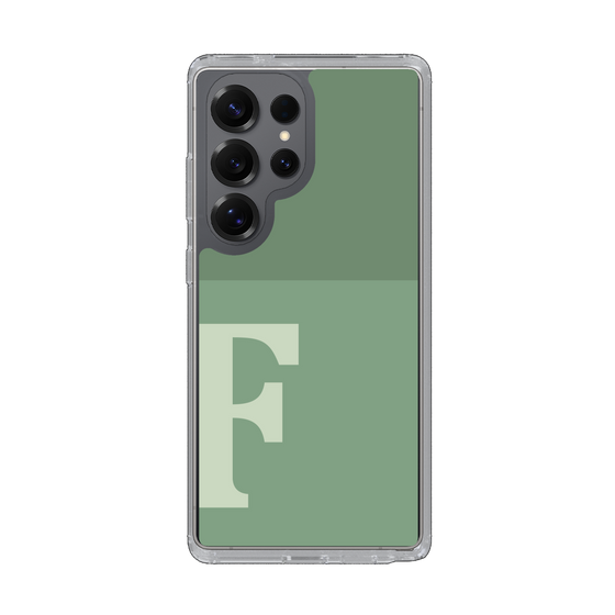 Slim Protection Case［ Original - initial two tone - F green ］