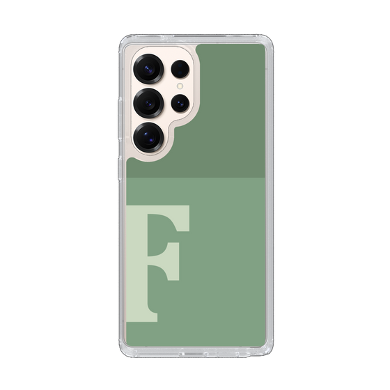 Slim Protection Case［ Original - initial two tone - F green ］