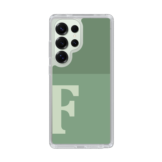 Slim Protection Case［ Original - initial two tone - F green ］