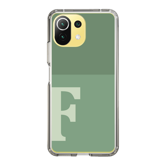 Slim Protection Case［ Original - initial two tone - F green ］