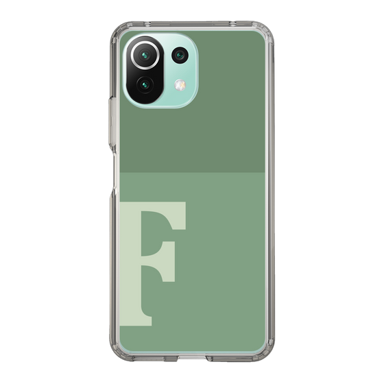 Slim Protection Case［ Original - initial two tone - F green ］