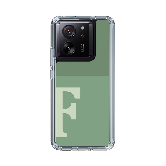 Slim Protection Case［ Original - initial two tone - F green ］