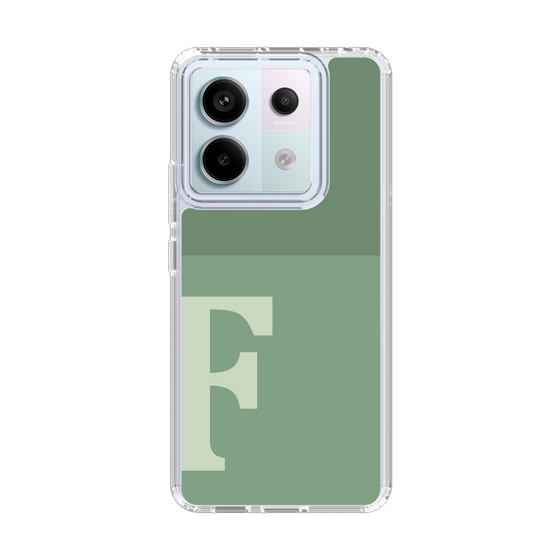 Slim Protection Case［ Original - initial two tone - F green ］
