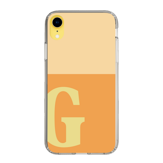 Slim Protection Case［ Original - initial two tone - G orange ］
