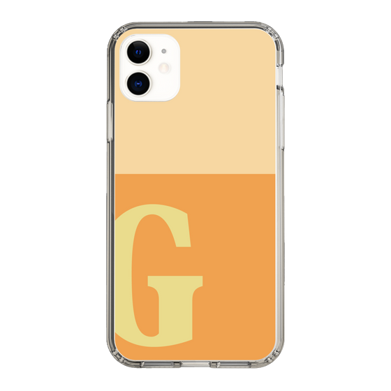Slim Protection Case［ Original - initial two tone - G orange ］