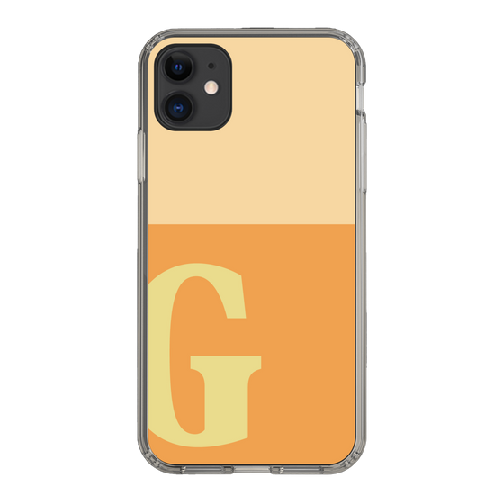 Slim Protection Case［ Original - initial two tone - G orange ］