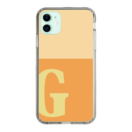 Slim Protection Case［ Original - initial two tone - G orange ］