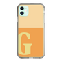 Slim Protection Case［ Original - initial two tone - G orange ］