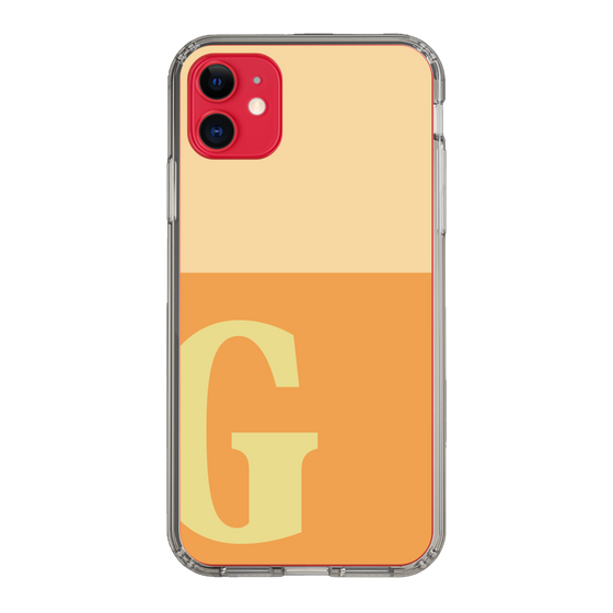 Slim Protection Case［ Original - initial two tone - G orange ］