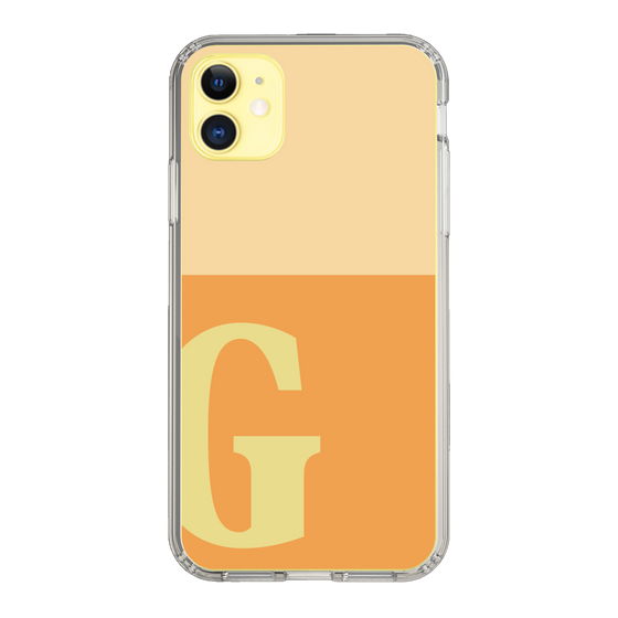 Slim Protection Case［ Original - initial two tone - G orange ］