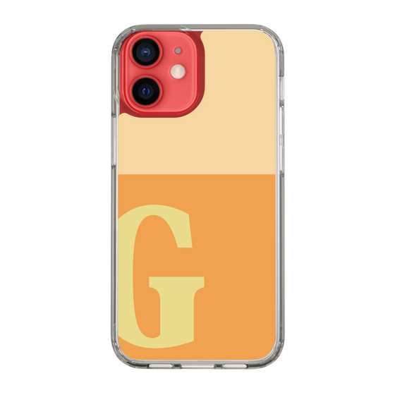 Slim Protection Case［ Original - initial two tone - G orange ］