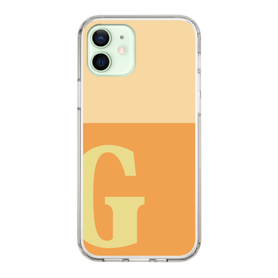 Slim Protection Case［ Original - initial two tone - G orange ］