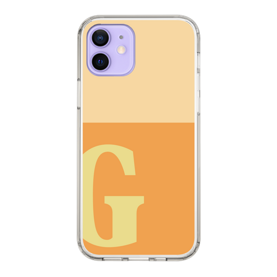 Slim Protection Case［ Original - initial two tone - G orange ］