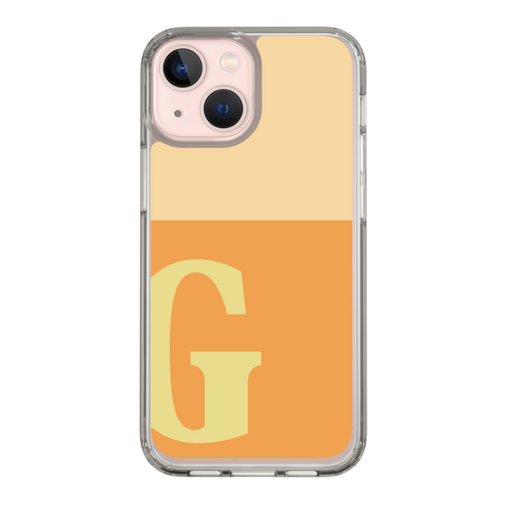 Slim Protection Case［ Original - initial two tone - G orange ］