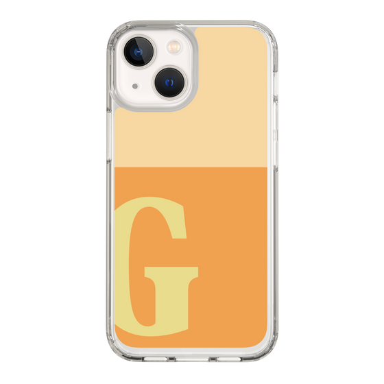 Slim Protection Case［ Original - initial two tone - G orange ］