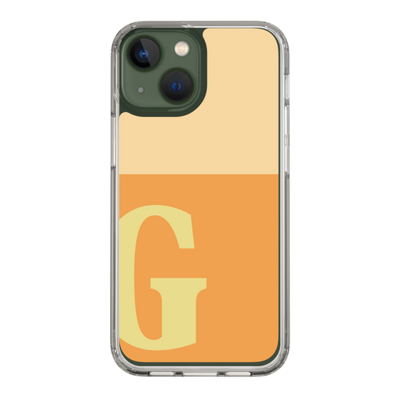 Slim Protection Case［ Original - initial two tone - G orange ］