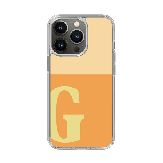 Slim Protection Case［ Original - initial two tone - G orange ］