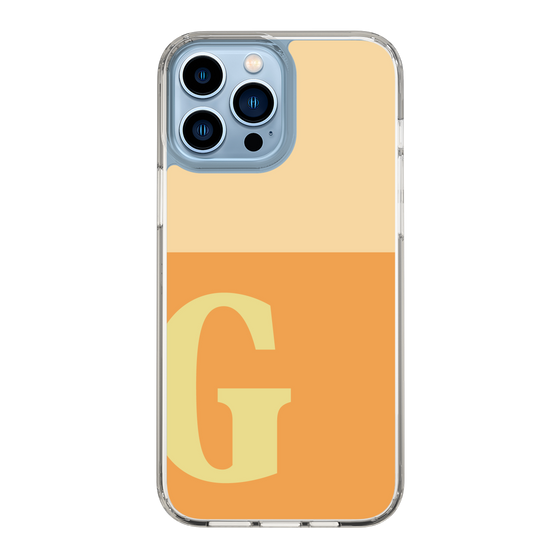 Slim Protection Case［ Original - initial two tone - G orange ］