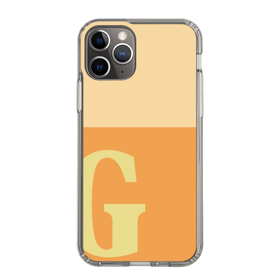 Slim Protection Case［ Original - initial two tone - G orange ］