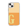 Slim Protection Case［ Original - initial two tone - G orange ］