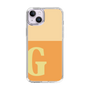 Slim Protection Case［ Original - initial two tone - G orange ］