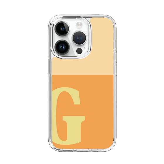 Slim Protection Case［ Original - initial two tone - G orange ］