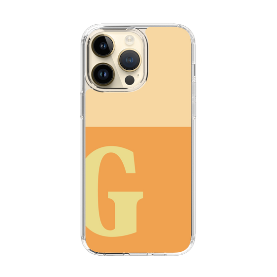 Slim Protection Case［ Original - initial two tone - G orange ］