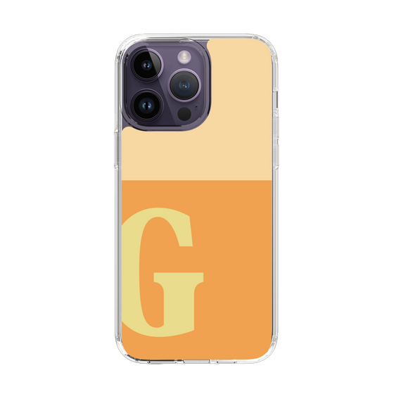 Slim Protection Case［ Original - initial two tone - G orange ］