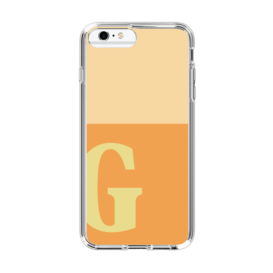 Slim Protection Case［ Original - initial two tone - G orange ］