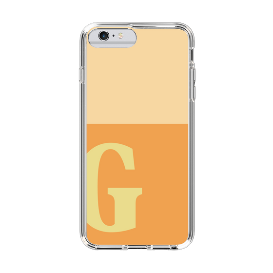 Slim Protection Case［ Original - initial two tone - G orange ］