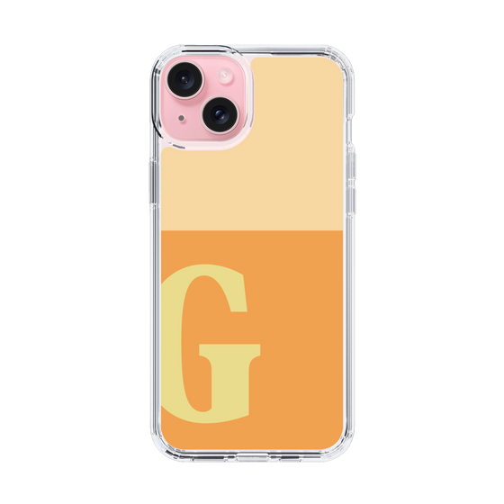 Slim Protection Case［ Original - initial two tone - G orange ］