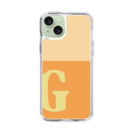 Slim Protection Case［ Original - initial two tone - G orange ］