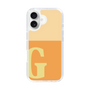 Slim Protection Case［ オリジナル - initial two tone - G orange ］
