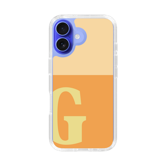 Slim Protection Case［ オリジナル - initial two tone - G orange ］