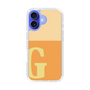 Slim Protection Case［ オリジナル - initial two tone - G orange ］