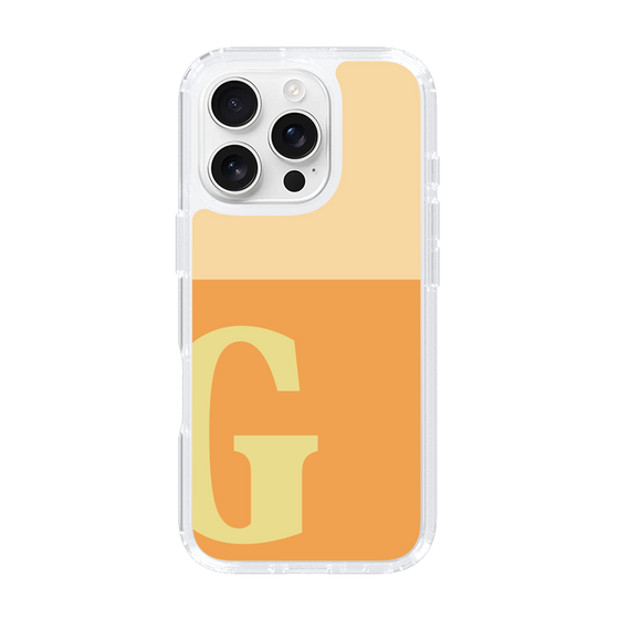 Slim Protection Case［ オリジナル - initial two tone - G orange ］